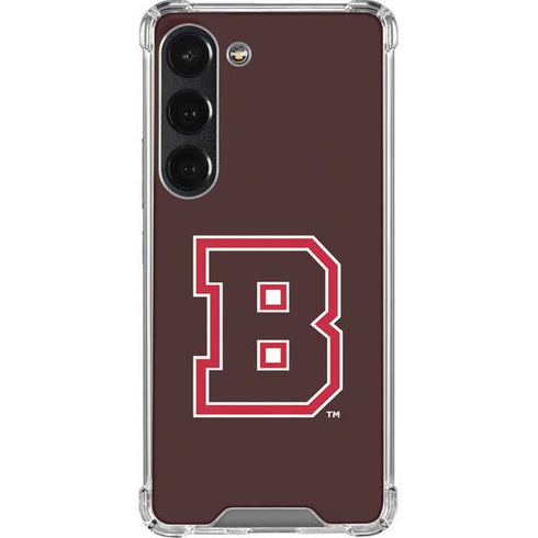 Brown University B Logo Galaxy S23 Clear Case