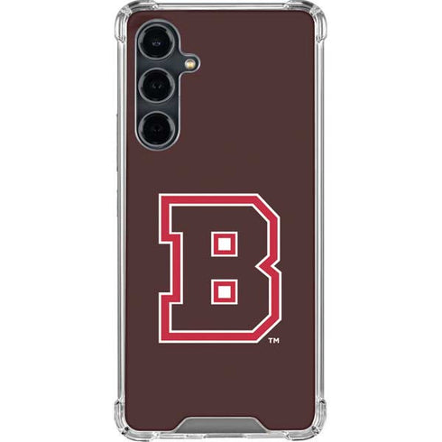 Brown University B Logo Galaxy S23 FE Clear Case