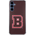 Brown University B Logo Galaxy S24 Clear Case