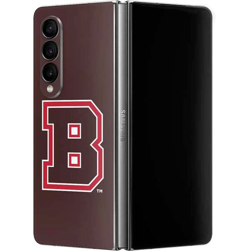 Brown University B Logo Galaxy Z Fold4 5G Skin