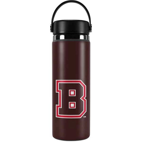 Brown University B Logo Hydro Flask 20oz Wide Mouth Skin