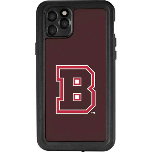 Brown University B Logo iPhone 11 Pro Max Waterproof Case