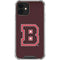 Brown University B Logo iPhone 12 Clear Case