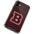 Brown University B Logo iPhone 12 Clear Case