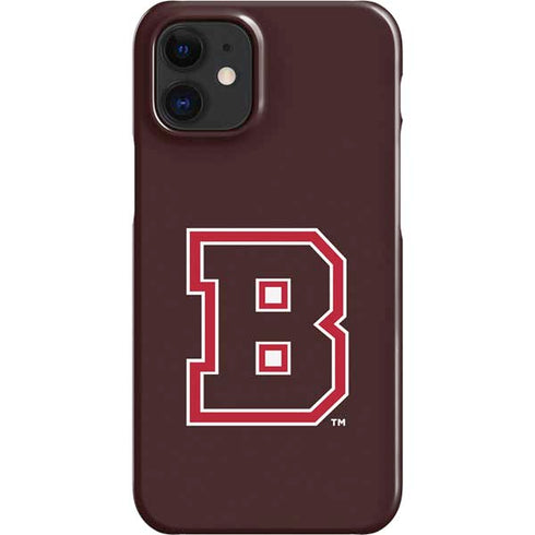 Brown University B Logo iPhone 12 Mini Lite Case