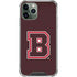 Brown University B Logo iPhone 12 Pro Clear Case