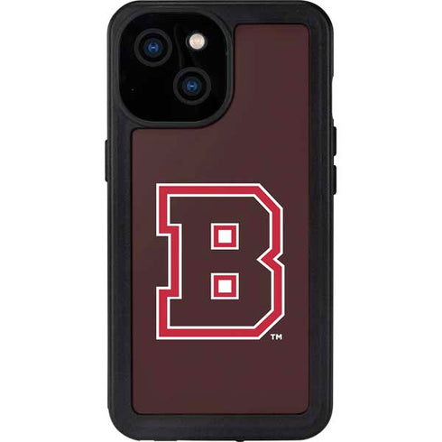 Brown University B Logo iPhone 13 Mini Waterproof Case