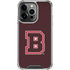 Brown University B Logo iPhone 13 Pro Clear Case