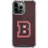 Brown University B Logo iPhone 13 Pro Max Clear Case
