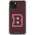 Brown University B Logo iPhone 14 Clear Case
