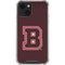 Brown University B Logo iPhone 14 Plus Clear Case