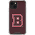 Brown University B Logo iPhone 14 Plus Clear Case