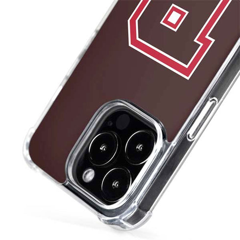 Brown University B Logo iPhone 15 Pro MagSafe Case