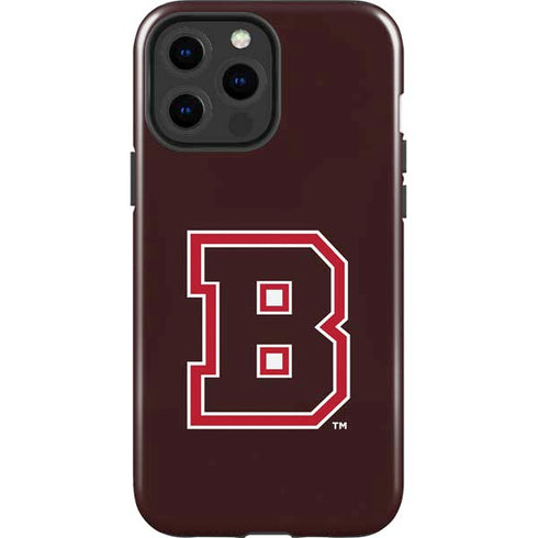 Brown University B Logo iPhone 14 Pro Max Impact Case