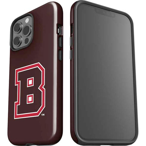 Brown University B Logo iPhone 14 Pro Max Impact Case