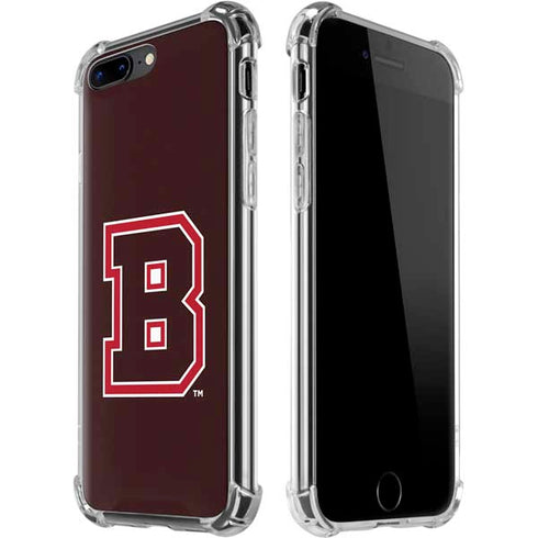 Brown University B Logo iPhone 7/8 Plus Clear Case