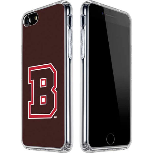 Brown University B Logo iPhone SE (2nd & 3rd Gen) Clear Case