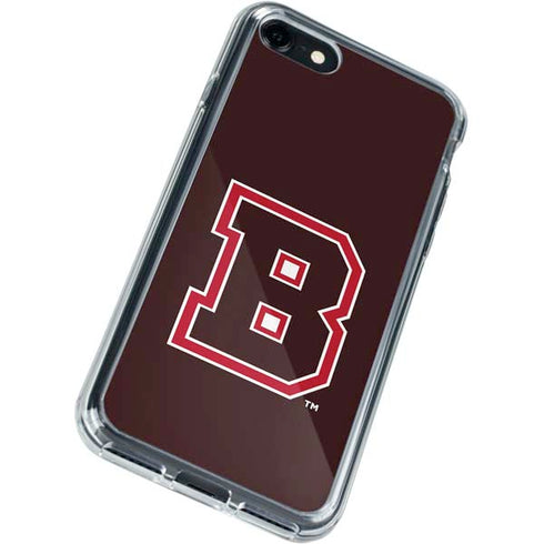 Brown University B Logo iPhone SE (2nd & 3rd Gen) Clear Case