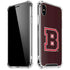 Brown University B Logo iPhone XS Max Clear Case
