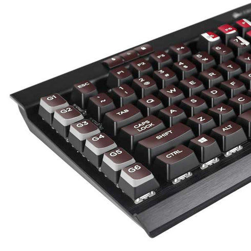 Brown University B Logo K95 RGB PLATINUM Mechanical Gaming Keyboard Skin