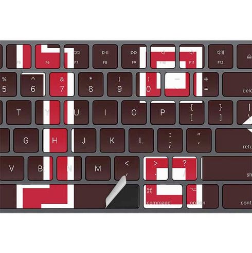 Brown University B Logo Magic Keyboard with Numeric Keypad Skin