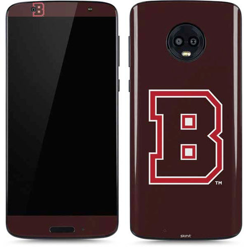 Brown University B Logo Moto G6 Skin