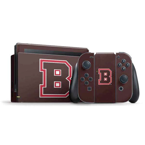 Brown University B Logo Nintendo Switch Bundle Skin