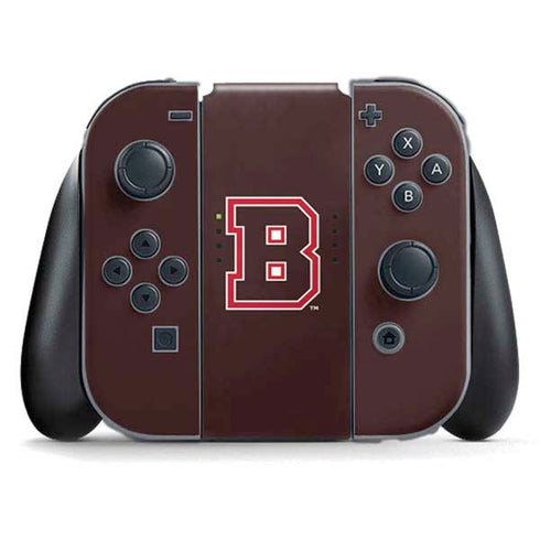 Brown University B Logo Nintendo Switch (2017-2021) Joy-Con Controller Skin