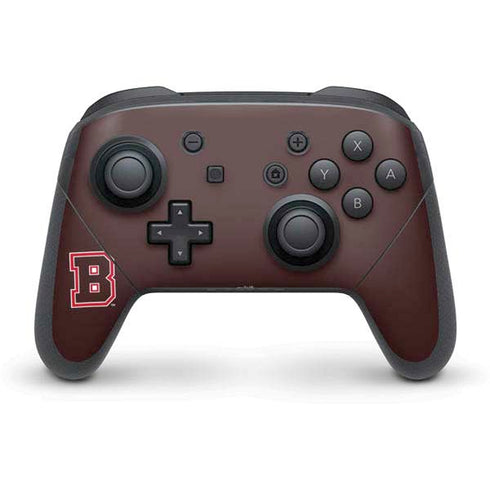 Brown University B Logo Nintendo Switch Pro Controller Skin