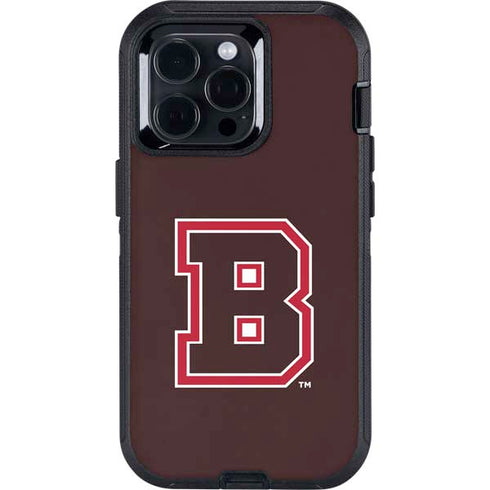 Brown University B Logo Otterbox Defender iPhone Skin