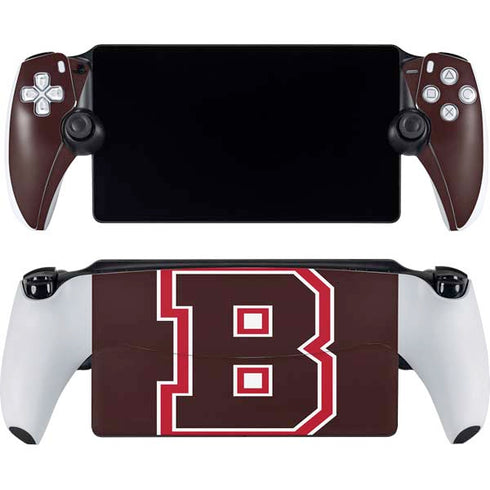 Brown University B Logo PlayStation Portal Remote Player Skin
