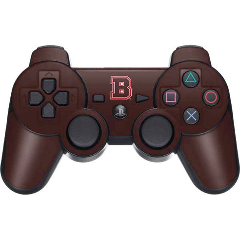 Brown University B Logo PS3 Dual Shock wireless controller Skin