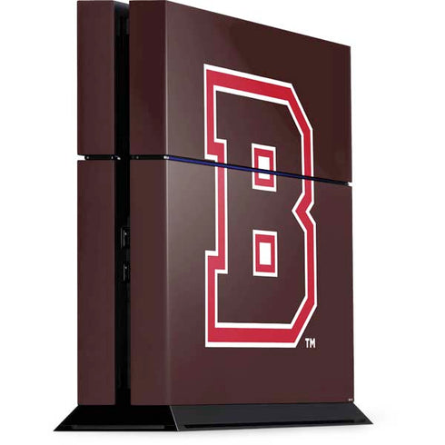 Brown University B Logo PS4 Console Skin