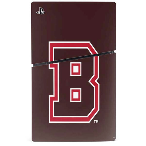 Brown University B Logo PS5 Slim Digital Edition Bundle Skin