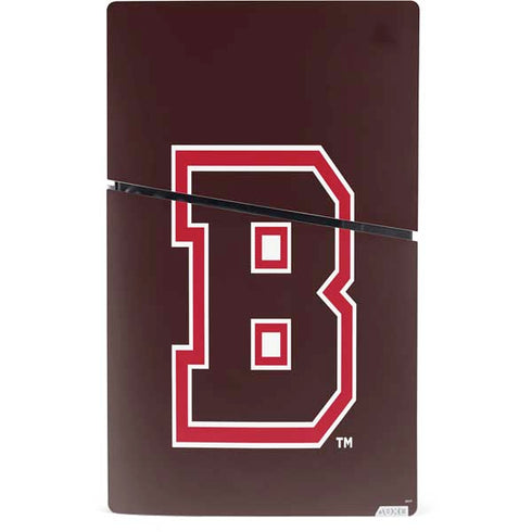 Brown University B Logo PS5 Slim Digital Edition Bundle Skin