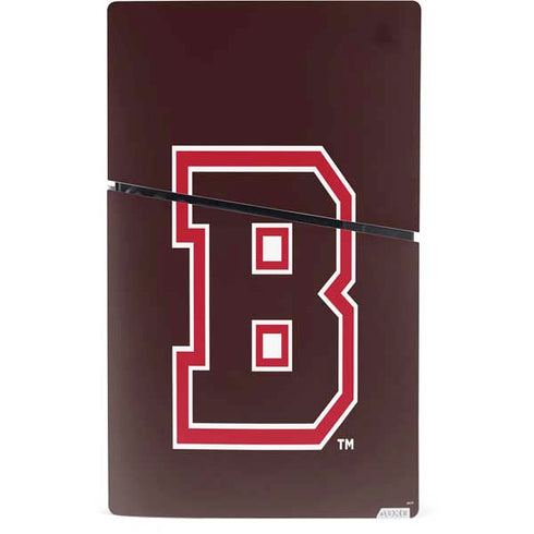 Brown University B Logo PS5 Slim Digital Edition Console Skin