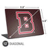 Brown University B Logo Universal Laptop 12in (9.8 x 6.8in) Skin