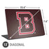 Brown University B Logo Universal Laptop 13in (10.6 x 7.6in) Skin
