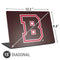 Brown University B Logo Universal Laptop 15in (12.2 x 8.8in) Skin