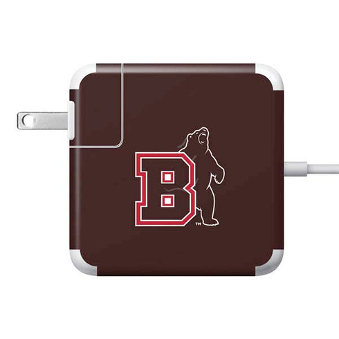 Brown University Bears Logo 85W Power Adapter (15 and 17 inch MacBook Pro Charger) Skin