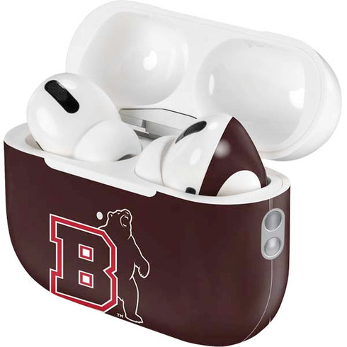 Brown University Bears Logo AirPods Pro 2nd Gen Skin