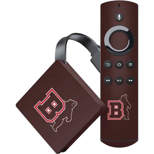 Brown University Bears Logo Amazon Fire TV Skin