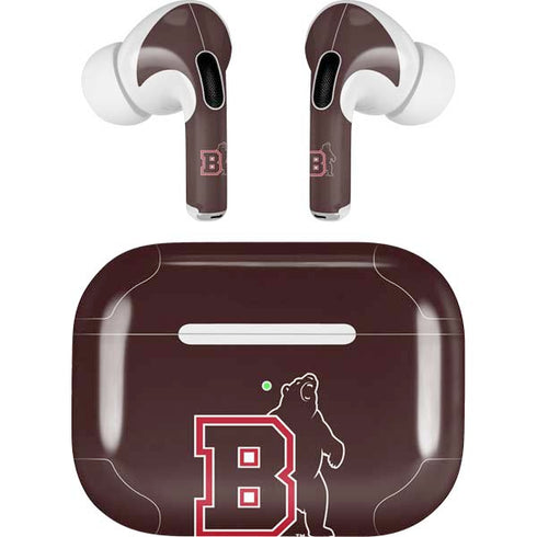 Brown University Bears Logo Apple AirPods Pro Skin