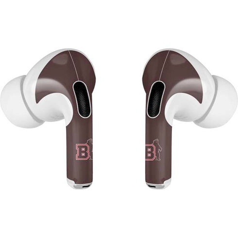 Brown University Bears Logo Apple AirPods Pro Skin