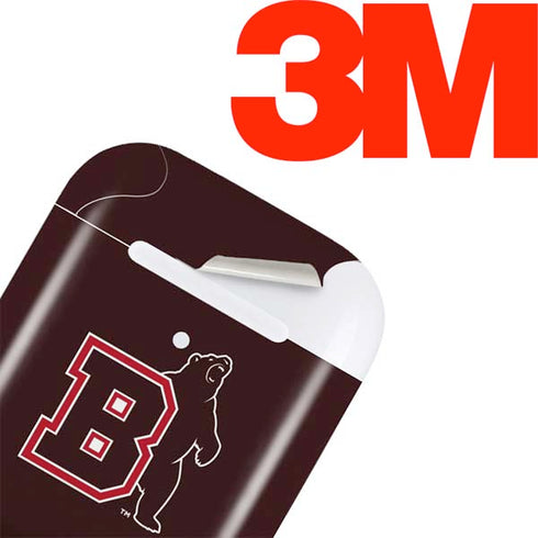 Brown University Bears Logo Apple AirPods Skin