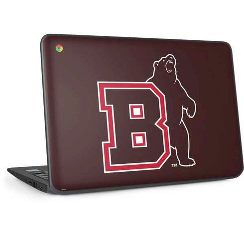 Brown University Bears Logo HP Chromebook Skin