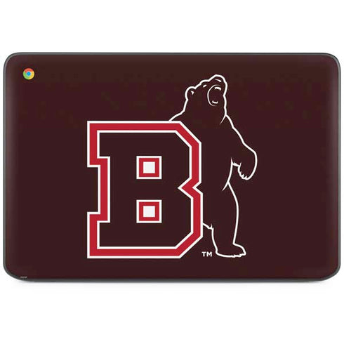 Brown University Bears Logo HP Chromebook Skin