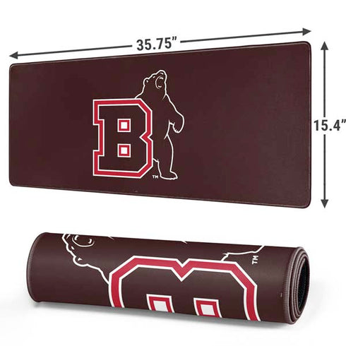 Brown University Bears Logo Gaming Mouse Pad