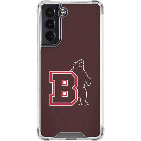 Brown University Bears Logo Galaxy S22 Clear Case