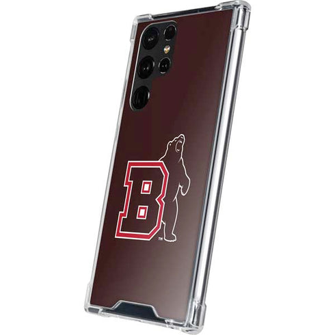 Brown University Bears Logo Galaxy S22 Ultra Clear Case